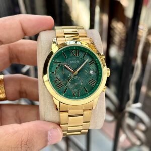 🌟  GUESS Atlas Chronograph – Bold Urban Gunmetal Watch🌟