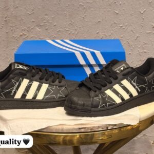 Adidas Superstar II Style Sneakers – Black Star